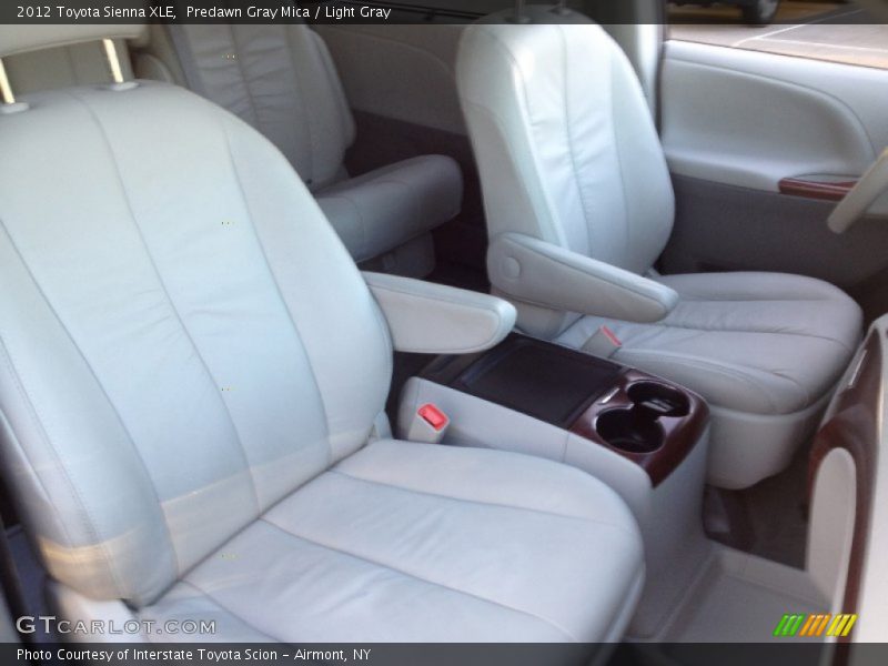 Predawn Gray Mica / Light Gray 2012 Toyota Sienna XLE
