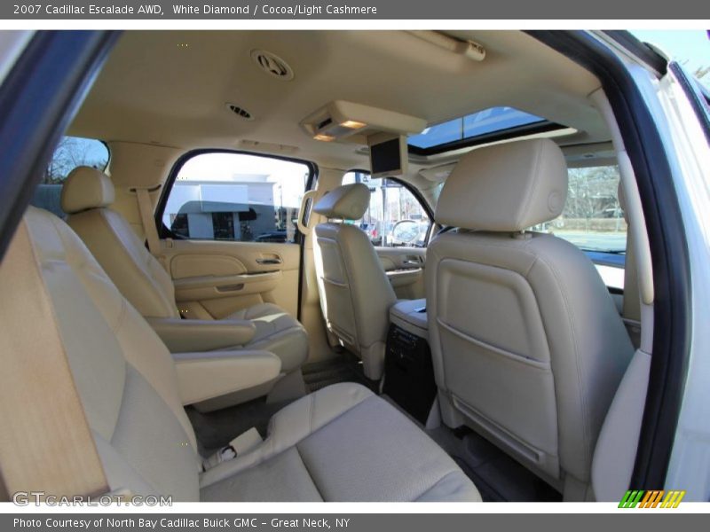 White Diamond / Cocoa/Light Cashmere 2007 Cadillac Escalade AWD