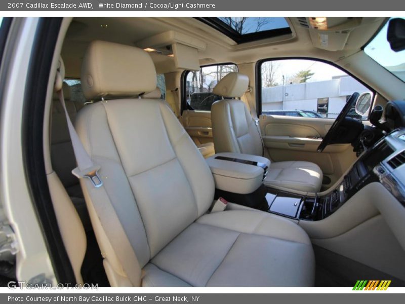 White Diamond / Cocoa/Light Cashmere 2007 Cadillac Escalade AWD