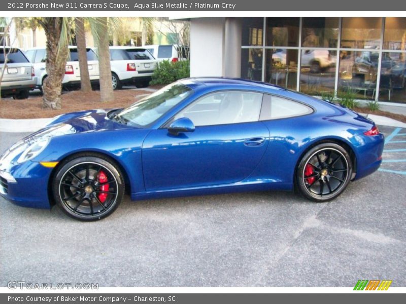  2012 New 911 Carrera S Coupe Aqua Blue Metallic
