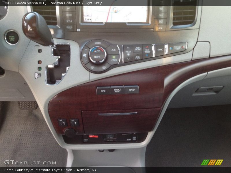 Predawn Gray Mica / Light Gray 2012 Toyota Sienna XLE