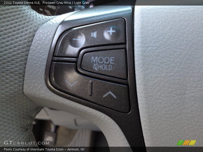 Predawn Gray Mica / Light Gray 2012 Toyota Sienna XLE