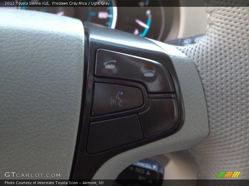 Predawn Gray Mica / Light Gray 2012 Toyota Sienna XLE