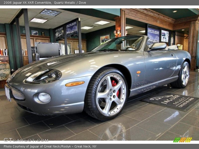 Quartz Metallic / Dove 2006 Jaguar XK XKR Convertible