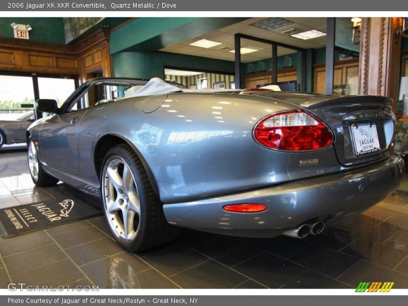 Quartz Metallic / Dove 2006 Jaguar XK XKR Convertible