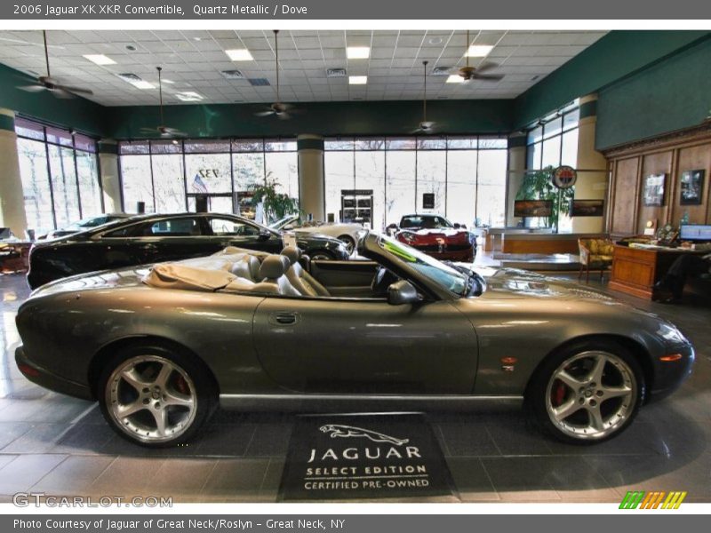 Quartz Metallic / Dove 2006 Jaguar XK XKR Convertible