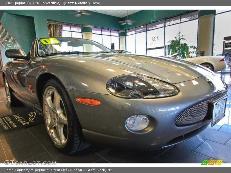 Quartz Metallic / Dove 2006 Jaguar XK XKR Convertible