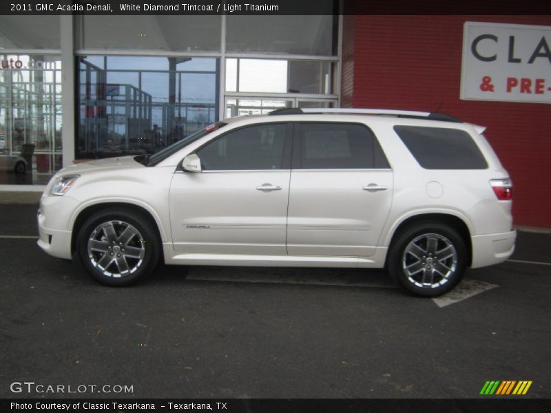 White Diamond Tintcoat / Light Titanium 2011 GMC Acadia Denali