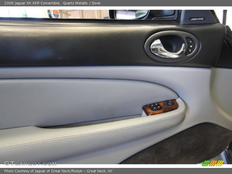 Quartz Metallic / Dove 2006 Jaguar XK XKR Convertible