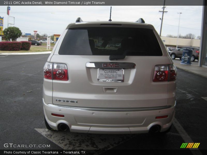 White Diamond Tintcoat / Light Titanium 2011 GMC Acadia Denali