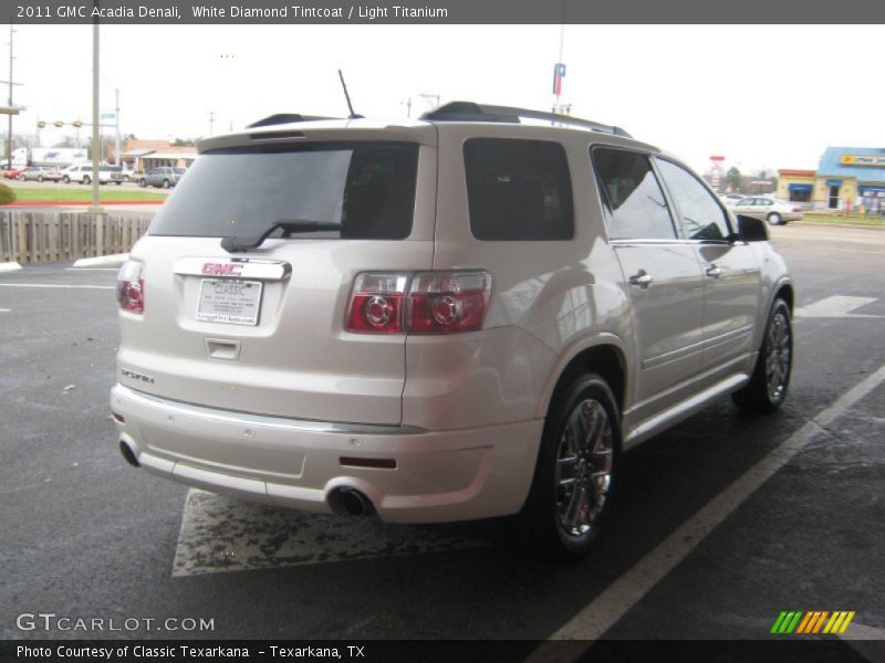 White Diamond Tintcoat / Light Titanium 2011 GMC Acadia Denali