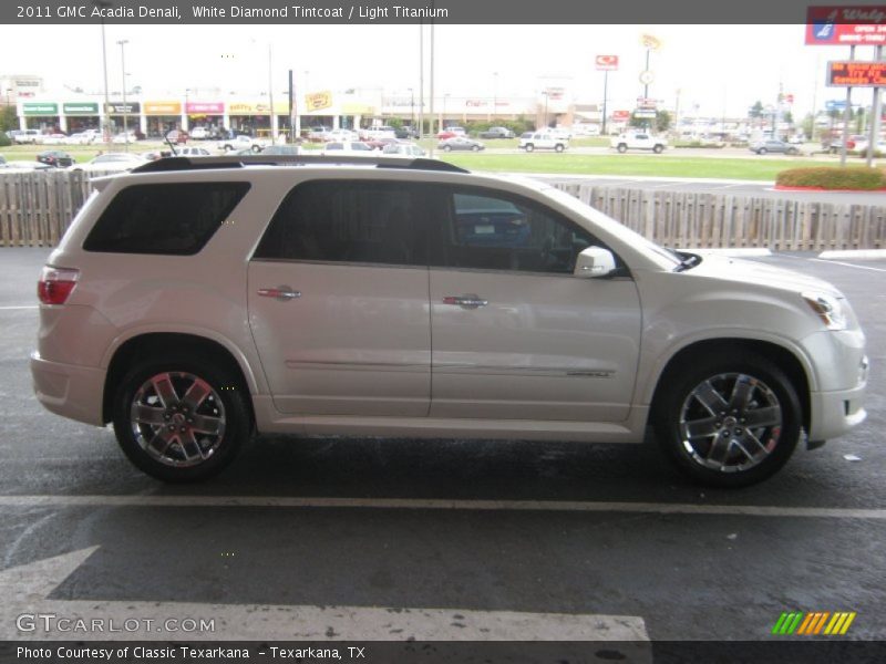 White Diamond Tintcoat / Light Titanium 2011 GMC Acadia Denali