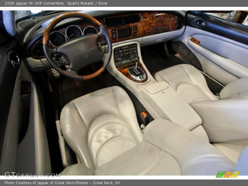 Quartz Metallic / Dove 2006 Jaguar XK XKR Convertible