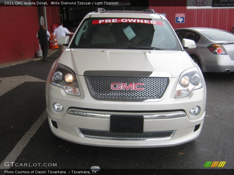White Diamond Tintcoat / Light Titanium 2011 GMC Acadia Denali
