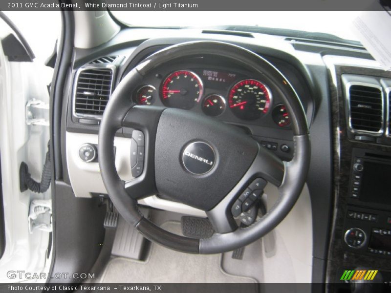 White Diamond Tintcoat / Light Titanium 2011 GMC Acadia Denali