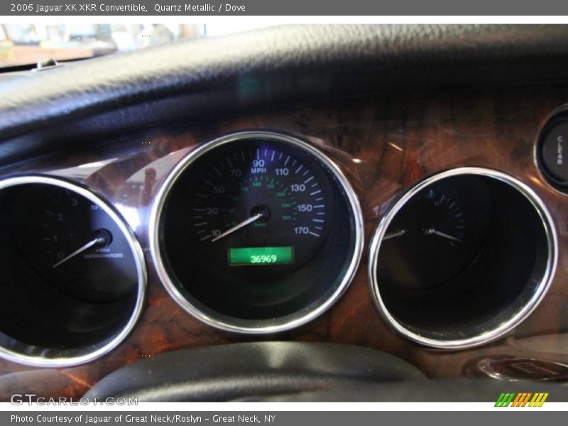 Quartz Metallic / Dove 2006 Jaguar XK XKR Convertible