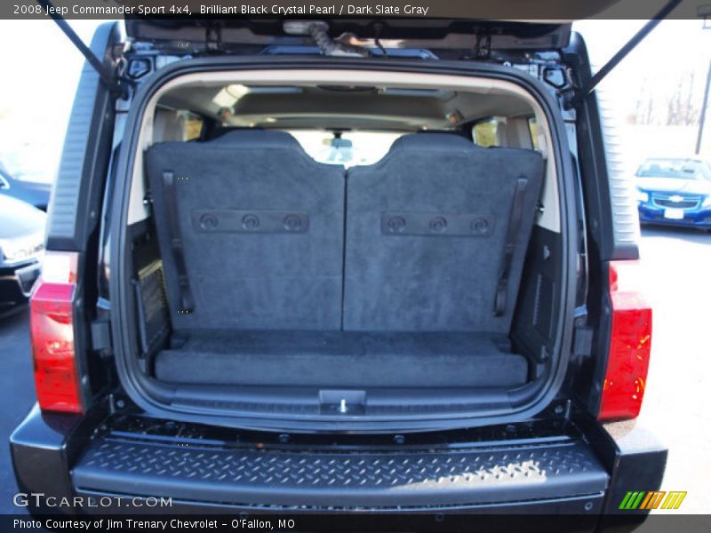 Brilliant Black Crystal Pearl / Dark Slate Gray 2008 Jeep Commander Sport 4x4