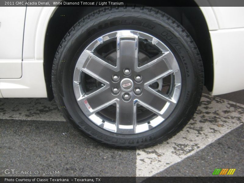 White Diamond Tintcoat / Light Titanium 2011 GMC Acadia Denali