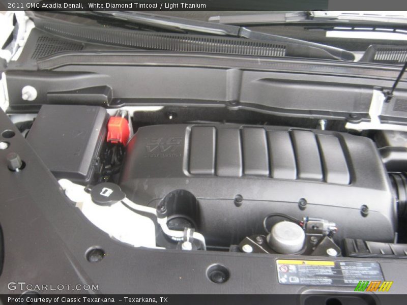 White Diamond Tintcoat / Light Titanium 2011 GMC Acadia Denali