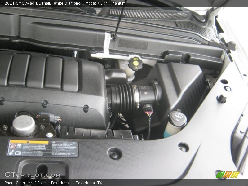 White Diamond Tintcoat / Light Titanium 2011 GMC Acadia Denali