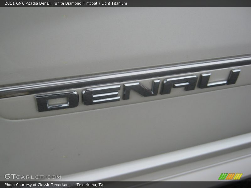 White Diamond Tintcoat / Light Titanium 2011 GMC Acadia Denali