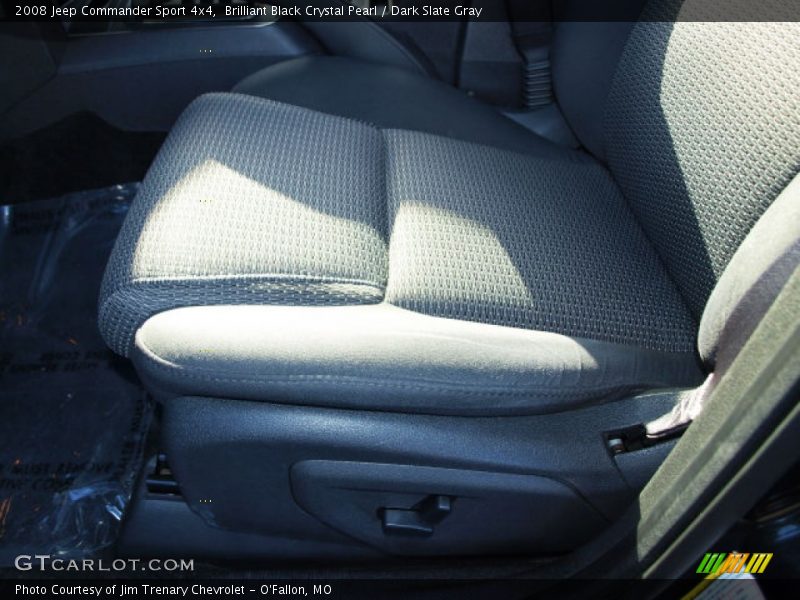Brilliant Black Crystal Pearl / Dark Slate Gray 2008 Jeep Commander Sport 4x4