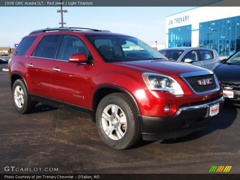 Red Jewel / Light Titanium 2008 GMC Acadia SLT