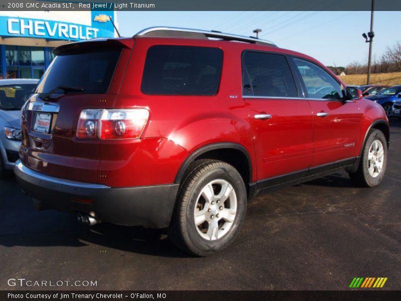 Red Jewel / Light Titanium 2008 GMC Acadia SLT
