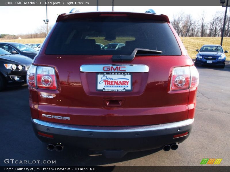 Red Jewel / Light Titanium 2008 GMC Acadia SLT