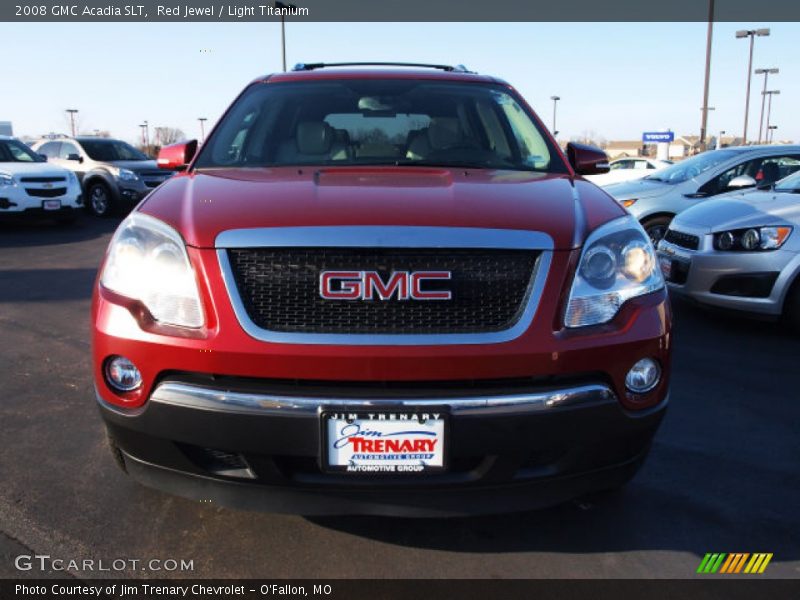 Red Jewel / Light Titanium 2008 GMC Acadia SLT