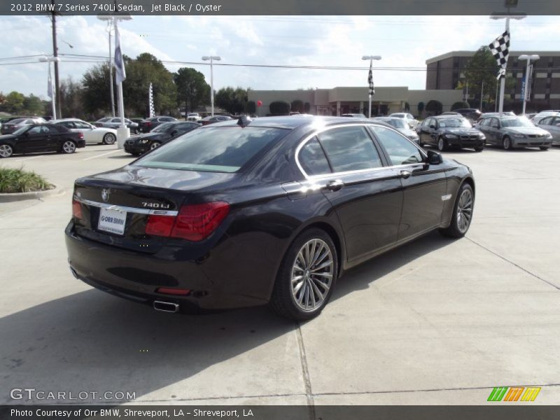 Jet Black / Oyster 2012 BMW 7 Series 740Li Sedan