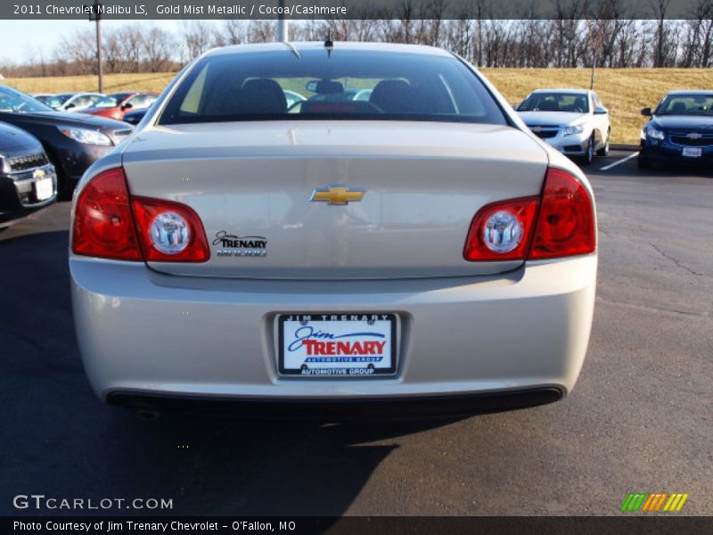 Gold Mist Metallic / Cocoa/Cashmere 2011 Chevrolet Malibu LS