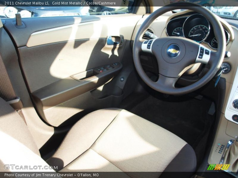 Gold Mist Metallic / Cocoa/Cashmere 2011 Chevrolet Malibu LS