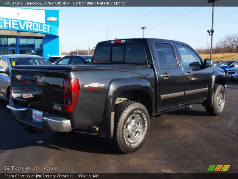Carbon Black Metallic / Ebony 2008 GMC Canyon SLE Crew Cab 4x4