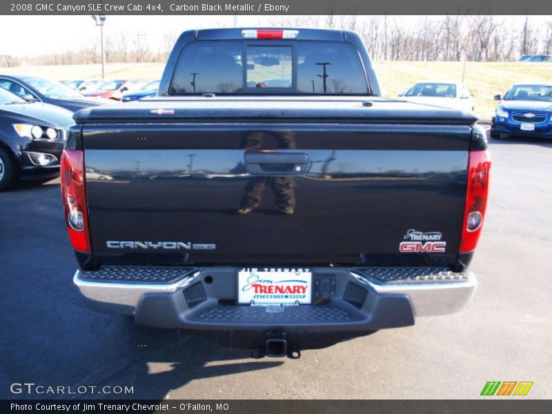 Carbon Black Metallic / Ebony 2008 GMC Canyon SLE Crew Cab 4x4