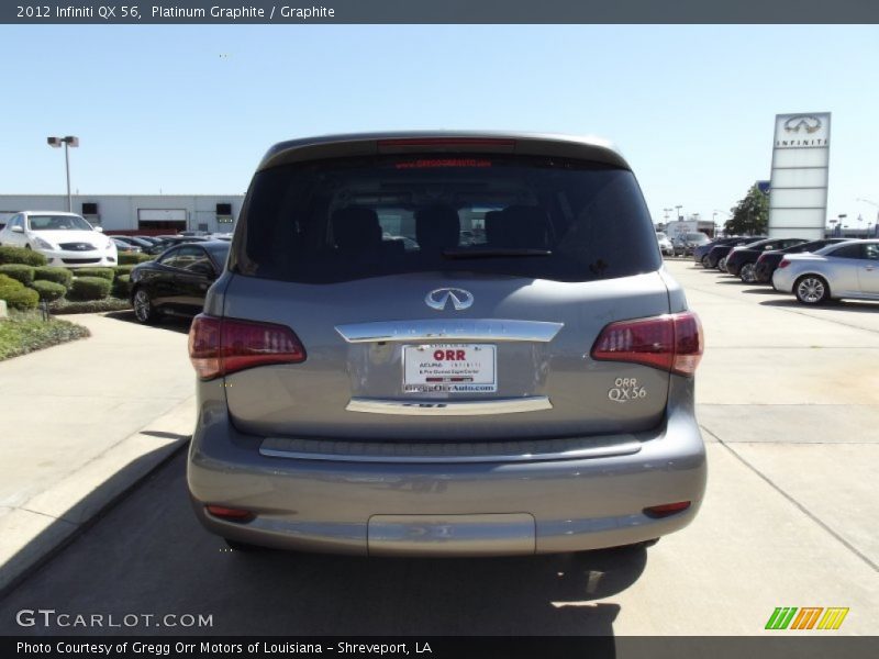Platinum Graphite / Graphite 2012 Infiniti QX 56