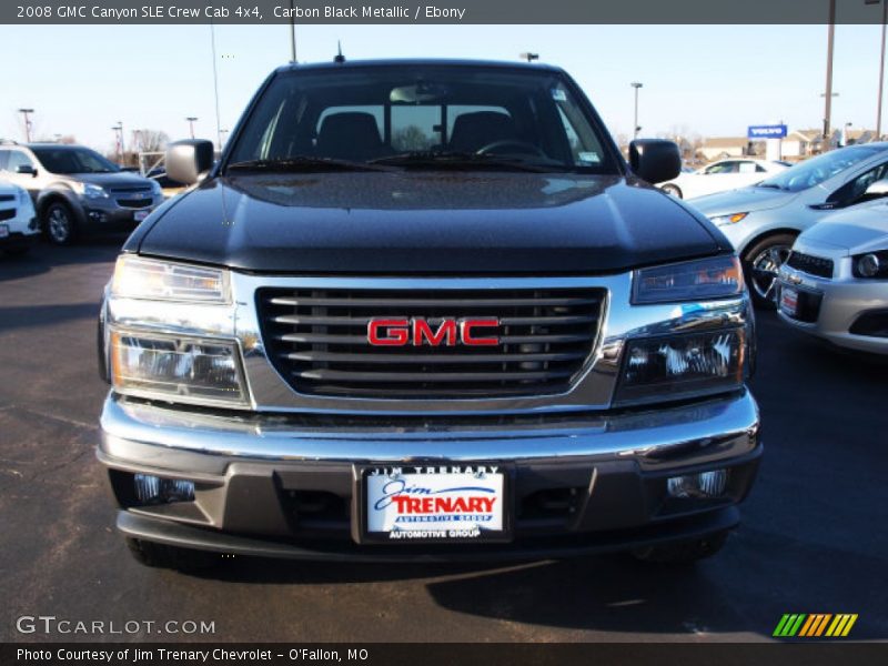 Carbon Black Metallic / Ebony 2008 GMC Canyon SLE Crew Cab 4x4