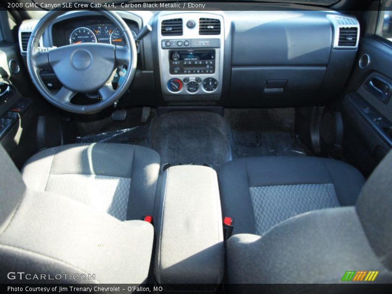 Carbon Black Metallic / Ebony 2008 GMC Canyon SLE Crew Cab 4x4