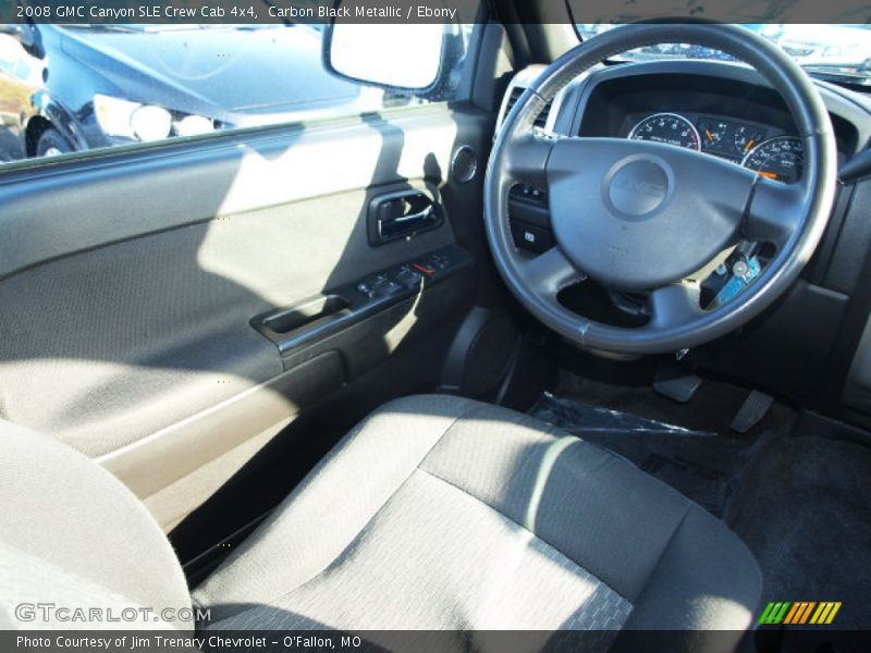 Carbon Black Metallic / Ebony 2008 GMC Canyon SLE Crew Cab 4x4
