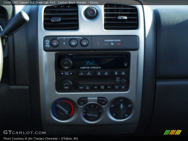 Carbon Black Metallic / Ebony 2008 GMC Canyon SLE Crew Cab 4x4