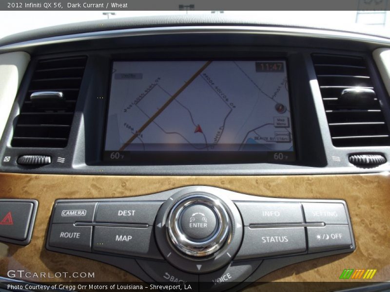 Dark Currant / Wheat 2012 Infiniti QX 56