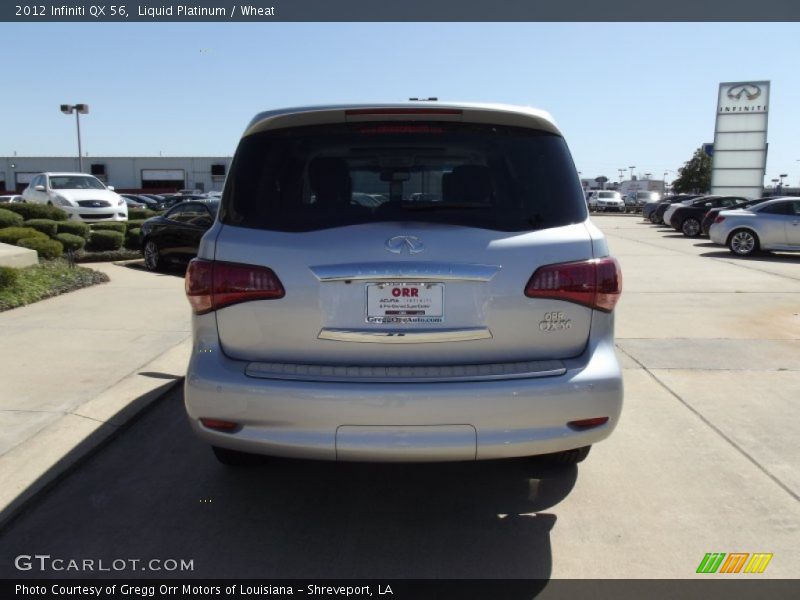 Liquid Platinum / Wheat 2012 Infiniti QX 56