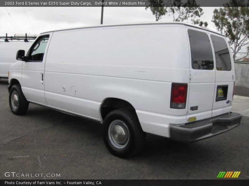 Oxford White / Medium Flint 2003 Ford E Series Van E350 Super Duty Cargo