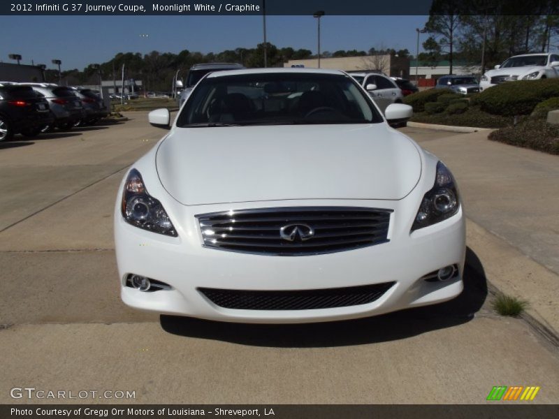 Moonlight White / Graphite 2012 Infiniti G 37 Journey Coupe