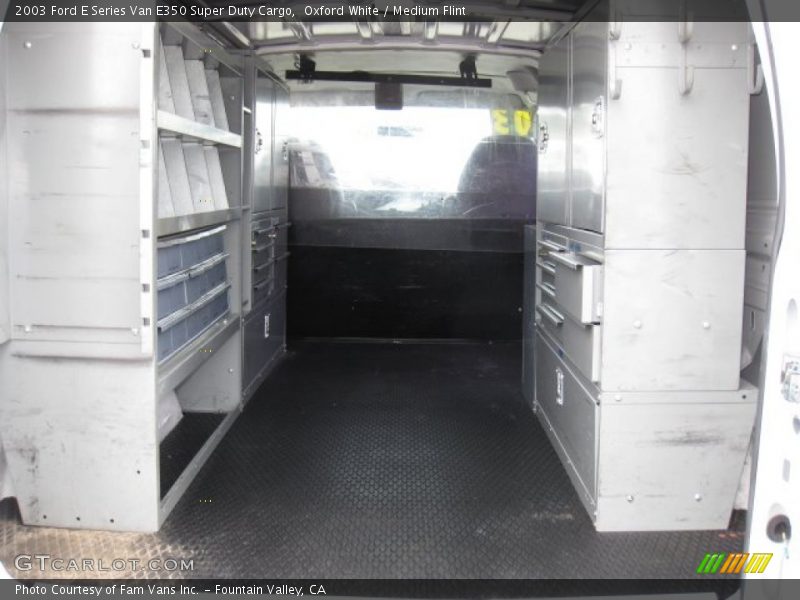 Oxford White / Medium Flint 2003 Ford E Series Van E350 Super Duty Cargo