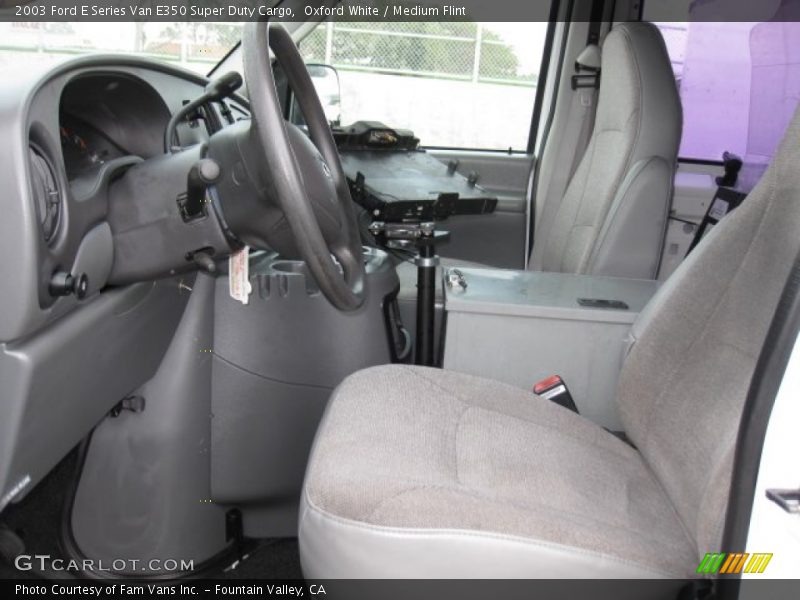 Oxford White / Medium Flint 2003 Ford E Series Van E350 Super Duty Cargo