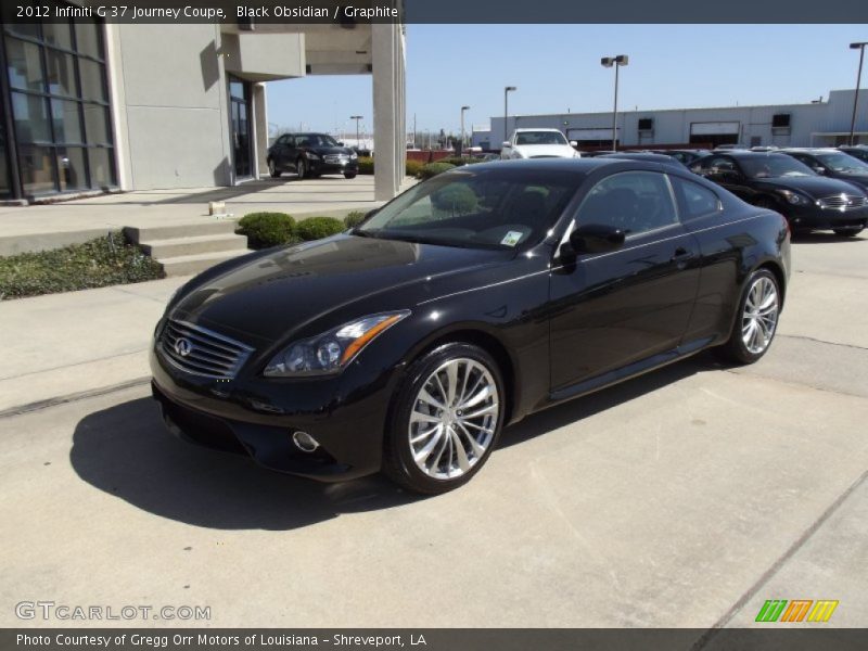 Black Obsidian / Graphite 2012 Infiniti G 37 Journey Coupe