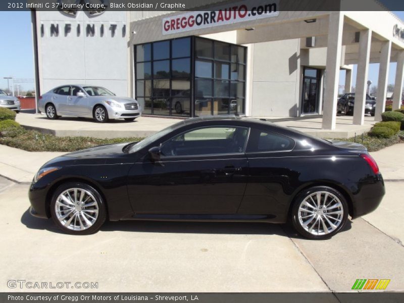 Black Obsidian / Graphite 2012 Infiniti G 37 Journey Coupe
