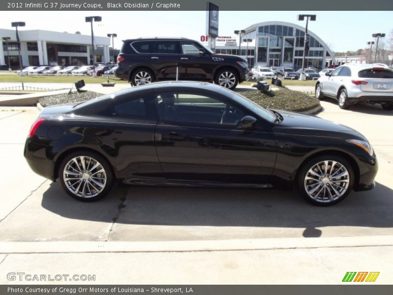 Black Obsidian / Graphite 2012 Infiniti G 37 Journey Coupe