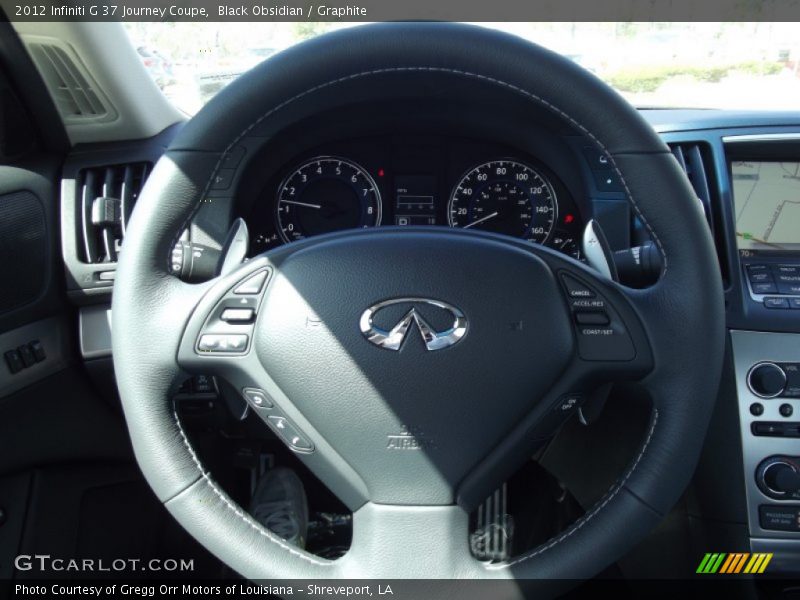 Black Obsidian / Graphite 2012 Infiniti G 37 Journey Coupe